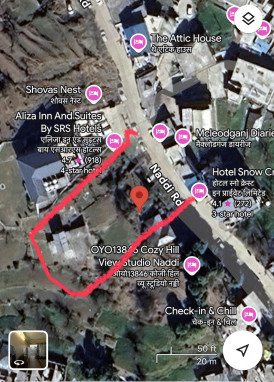  1440 Sq. Meter Commercial Land for Sale in Naddi, Dharamsala