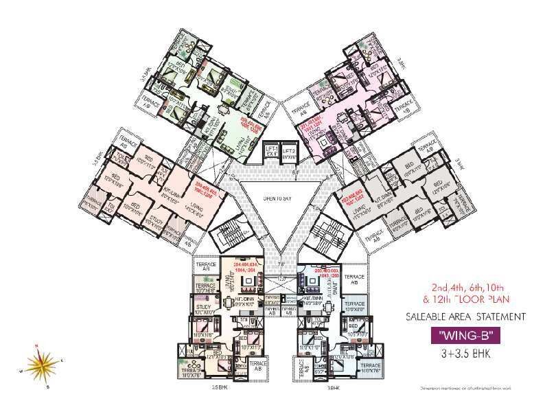 3 BHK Apartment 994 Sq.ft. for Sale in Moshi, Pune