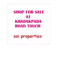 Commercial Shop for Sale in Khadakpada, Kalyan West, Thane