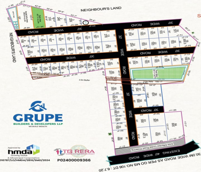  Residential Plot 167 Sq.ft. for Sale in Mangalapalli, Hyderabad
