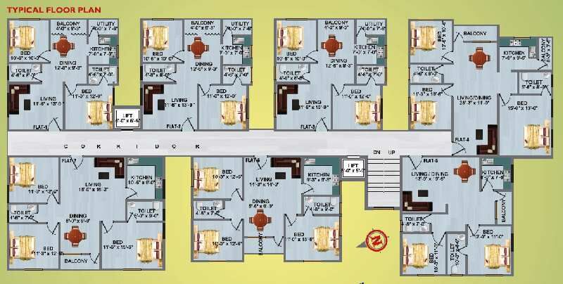 2 BHK Apartment 990 Sq.ft. for Sale in Adikmet, Hyderabad