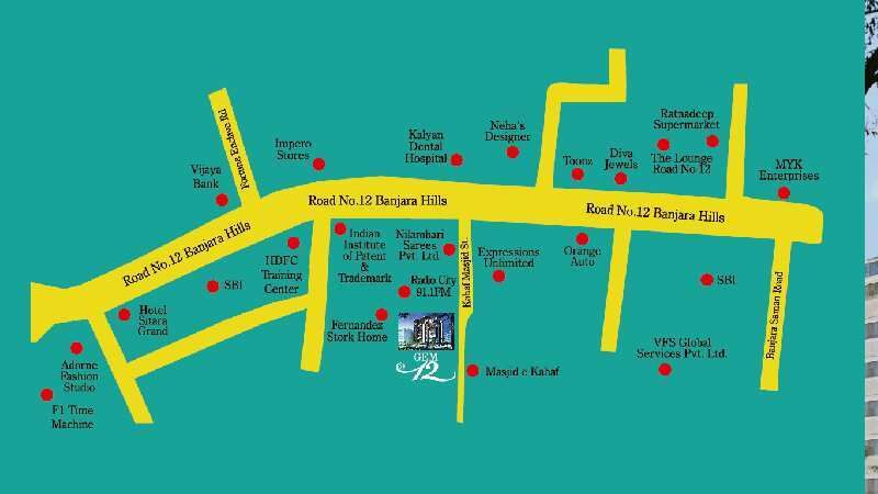 3 BHK Apartment 1720 Sq.ft. for Sale in Adikmet, Hyderabad