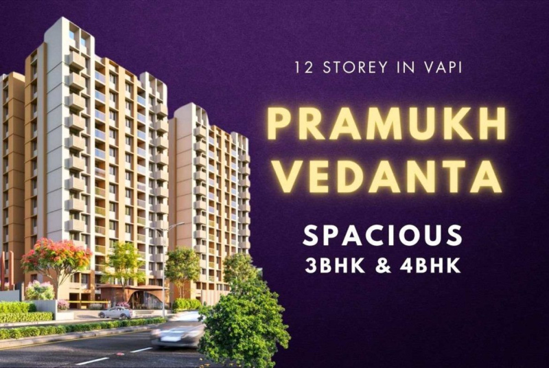 4 BHK 3300 Sq.ft. Apartment for Sale in Chala, Vapi