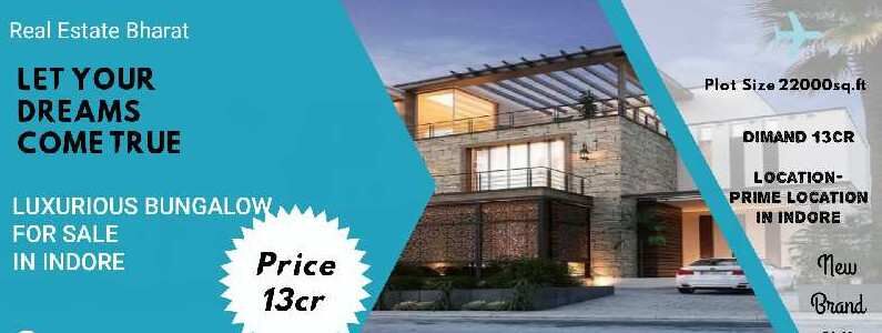6 BHK House 22000 Sq.ft. for Sale in Bicholi Mardana, Indore