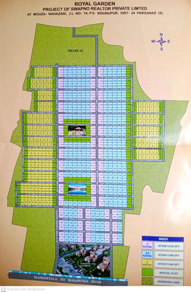  Residential Plot 4 Katha for Sale in Rasapunja, Kolkata