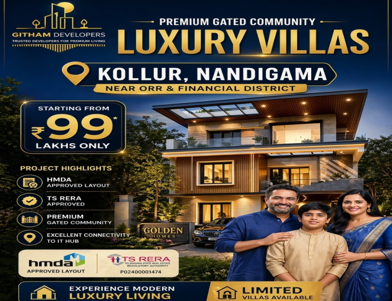  133 Sq. Yards Residential Plot for Sale in Nandigama, Hyderabad