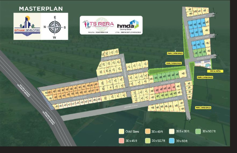  190 Sq. Yards Residential Plot for Sale in Gachibowli, Hyderabad