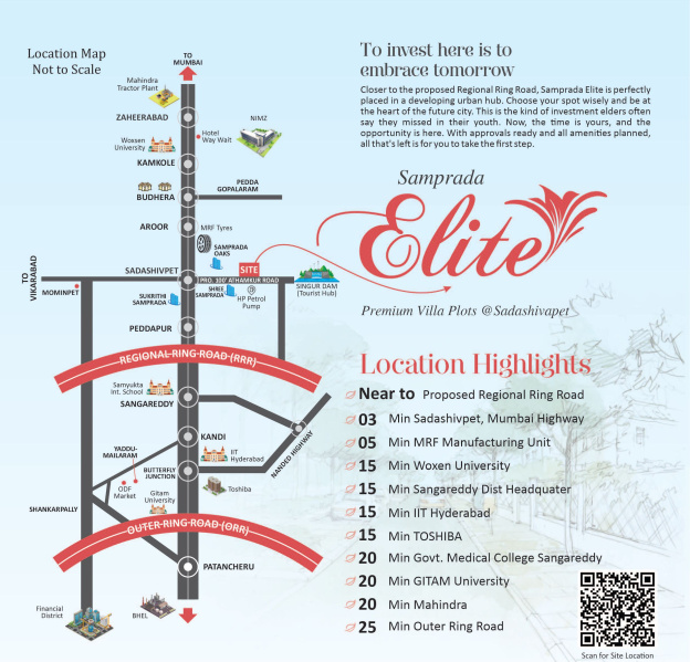  150 Sq. Yards Residential Plot for Sale in Sadasivpet, Sangareddy