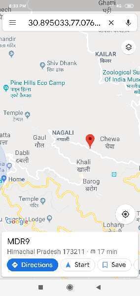  Residential Plot 3 Bigha for Sale in Barog, Solan