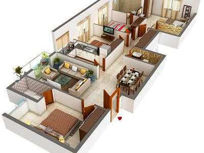 4 BHK Apartment 1640 Sq.ft. for Sale in