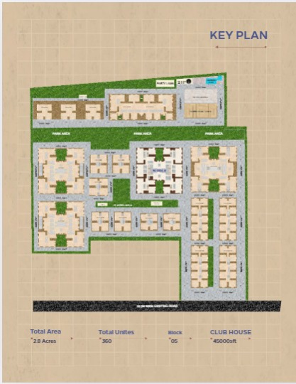 2 BHK Apartment 805 Sq.ft. for Sale in Chanda Nagar, Hyderabad