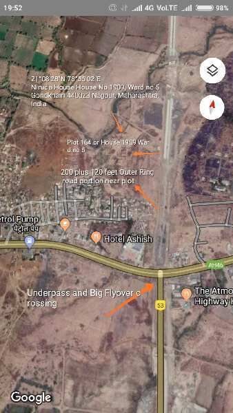  Residential Plot 2906 Sq.ft. for Sale in Outer Ring Road, Nagpur