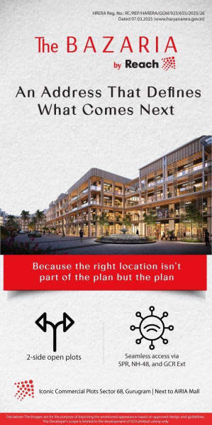  Commercial Land 151 Sq. Yards for Sale in Badshahpur, Gurgaon