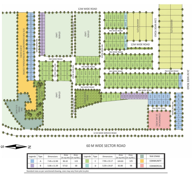  60 Sq. Yards Residential Plot for Sale in Sector 49 Gurgaon