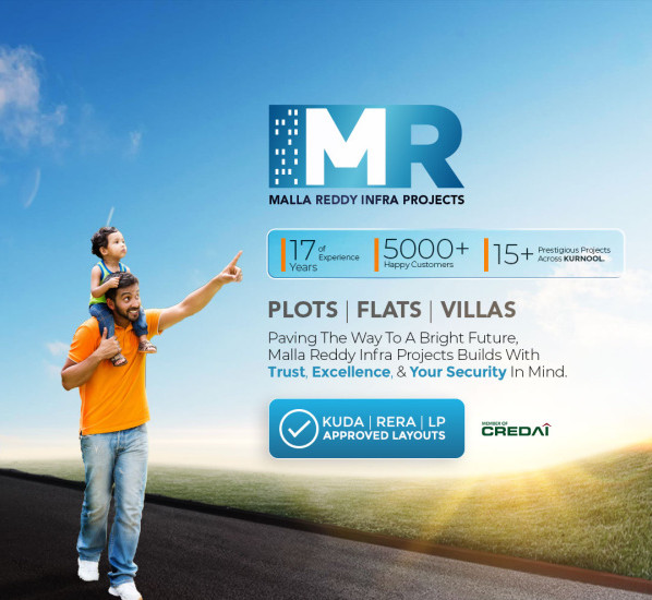 Residential Plot 3 Cent for Sale in B Thandrapadu, Kurnool