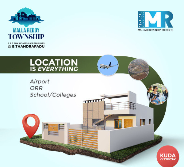  Residential Plot 1500 Sq.ft. for Sale in B Thandrapadu, Kurnool
