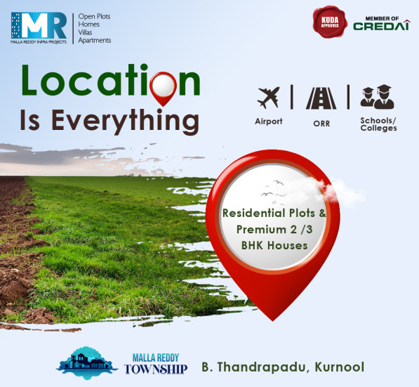  Residential Plot 3 Cent for Sale in B Thandrapadu, Kurnool