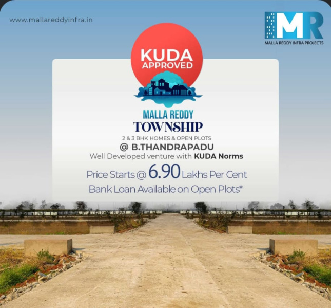  Residential Plot 3 Cent for Sale in B Thandrapadu, Kurnool
