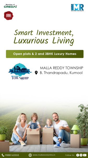  1500 Sq.ft. Residential Plot for Sale in Nandyal Road, Kurnool