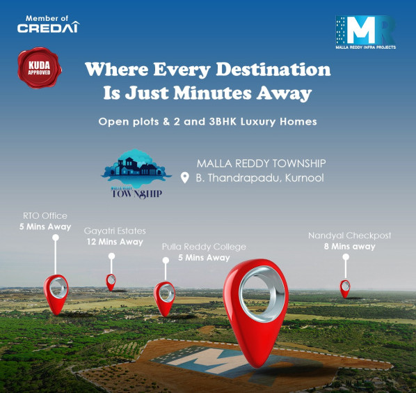  1500 Sq.ft. Residential Plot for Sale in Nandyal Road, Kurnool