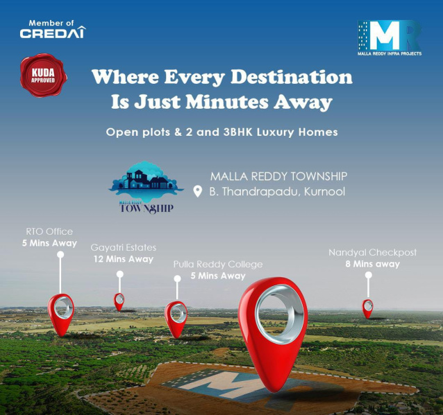  1500 Sq.ft. Residential Plot for Sale in Nandikotkur Road, Kurnool