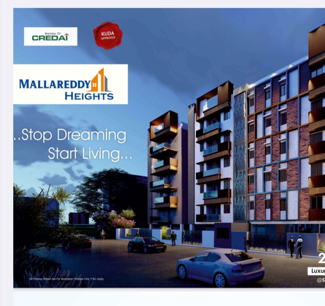 2 BHK 1144 Sq.ft. Apartment for Sale in Sita Rama Nagar, Kurnool