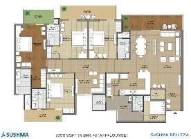 4 BHK Flat for Sale in Ambala Highway, Zirakpur