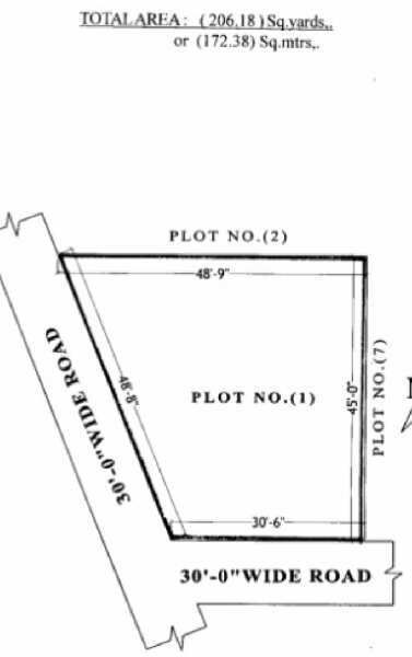  Residential Plot 205 Sq. Yards for Sale in Borgaon, Nizamabad, 