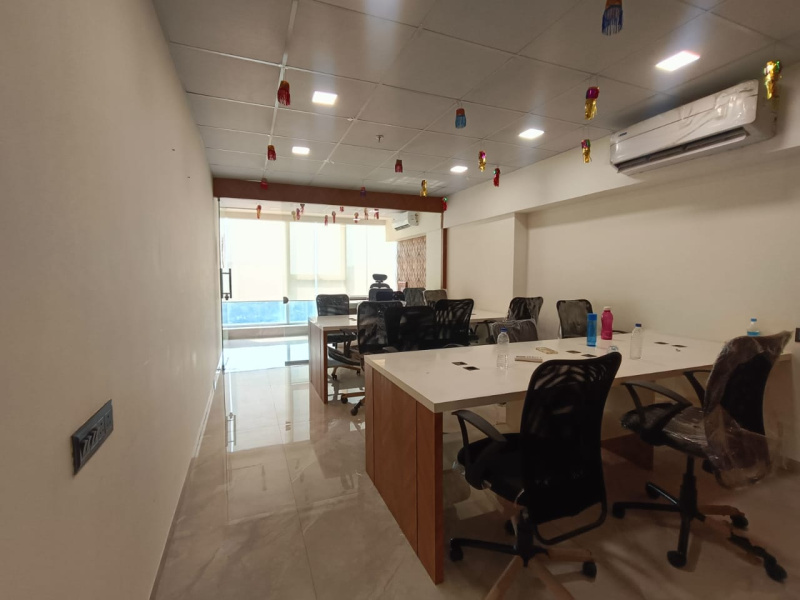  Office Space 1000 Sq.ft. for Rent in Kopar Khairane, Navi Mumbai