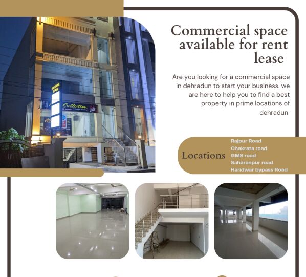  Office Space 2500 Sq.ft. for Rent in Gms Road, Dehradun