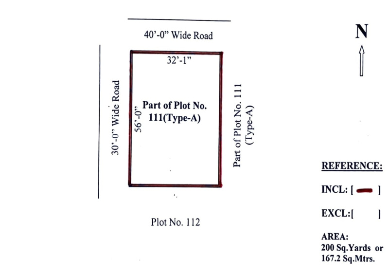  Residential Plot 200 Sq. Yards for Sale in Raghavendra Colony, Kondapur, Hyderabad