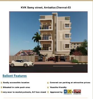 3 BHK Flat for Sale in Ambattur, Chennai