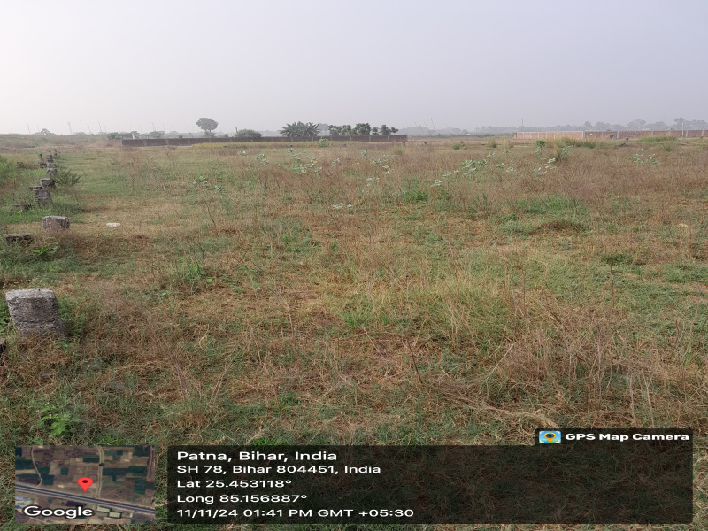  Residential Plot 38108 Sq.ft. for Sale in Punpun, Patna