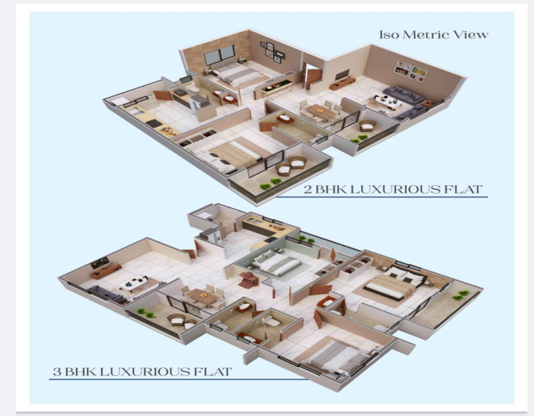 2 BHK Apartment 1300 Sq.ft. for Sale in Manewada, Nagpur