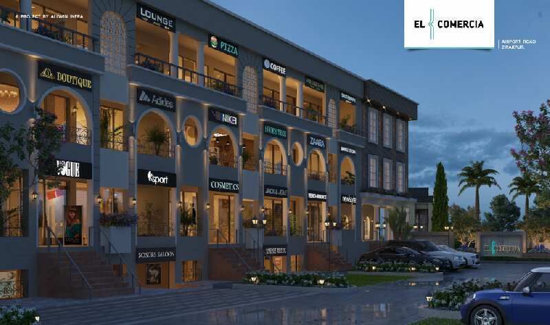  Commercial Shop 1160 Sq.ft. for Sale in Airport Road, Zirakpur