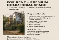  Showroom for Rent in Block D, Defence Colony, Delhi