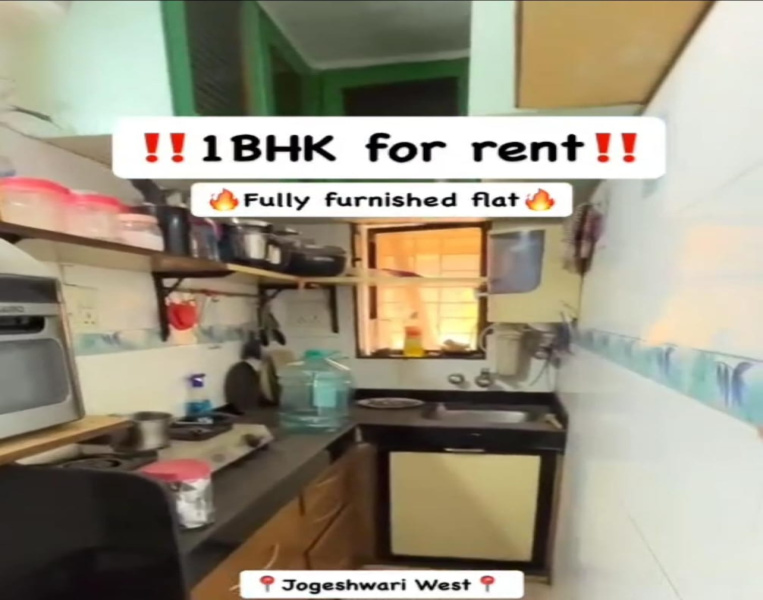 1 BHK Apartment 540 Sq.ft. for Rent in Jogeshwari, Mumbai