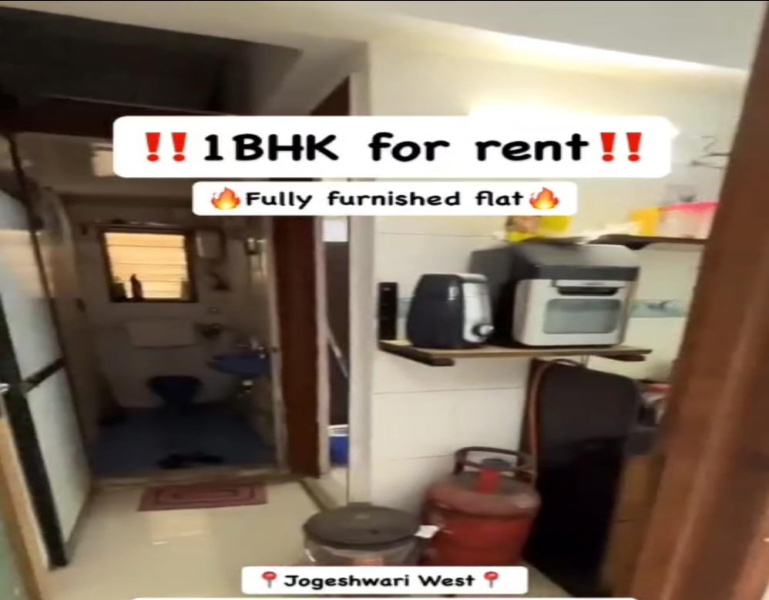 1 BHK Apartment 540 Sq.ft. for Rent in Jogeshwari, Mumbai