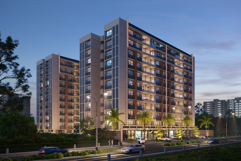 3 BHK 215 Sq. Yards Apartment for Sale in Tragad, Ahmedabad