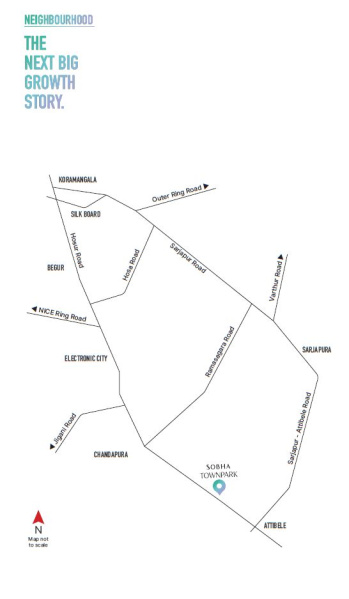 1 BHK Apartment 750 Sq.ft. for Sale in Hosur Road, Bangalore
