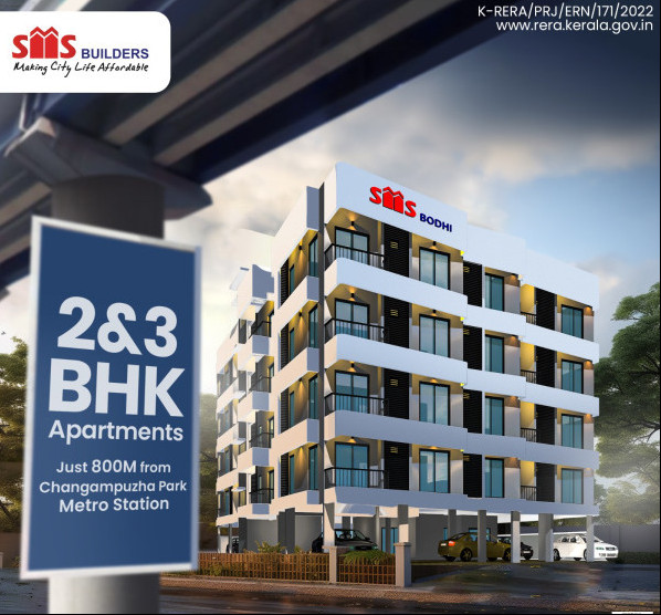 3 BHK Builder Floor 1393 Sq.ft. for Sale in Edappally, Ernakulam
