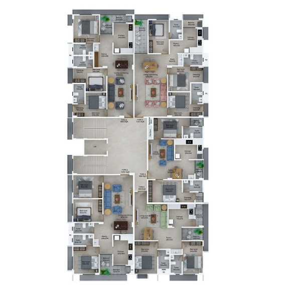 3 BHK Apartment 1323 Sq.ft. for Sale in Edappally, Ernakulam