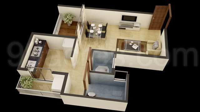 1 RK Apartment 465 Sq.ft. for Sale in Panvel, Navi Mumbai