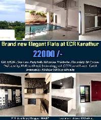 2 BHK Flat for Rent in Kanathur, Chennai