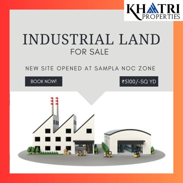  Industrial Land 1210 Sq. Yards for Sale in Sampla, Bahadurgarh