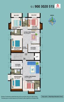 3 BHK Flat for Sale in Sihs Colony, Coimbatore