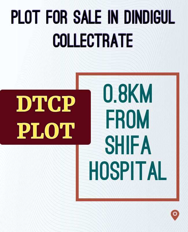  Residential Plot 2000 Sq.ft. for Sale in Chettinayakampatti, Dindigul