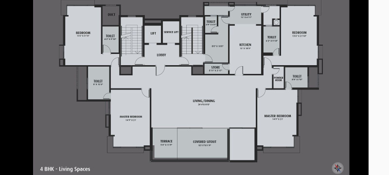 4 BHK 5201 Sq.ft. Apartment for Sale in Mangaldas Road, Pune