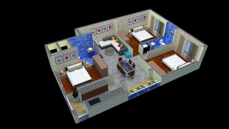 3 BHK Apartment 1493 Sq.ft. for Sale in Patrapada, Bhubaneswar