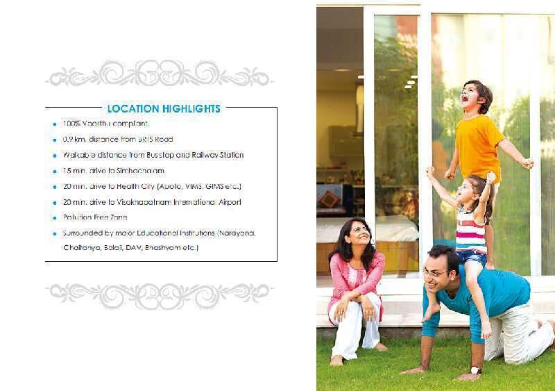 2 BHK 1000 Sq.ft. Apartment for Sale in Sujata Nagar, Visakhapatnam